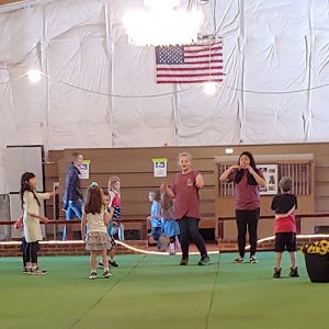 pre-show-dance Pre-Show Dancing at Land of Little Horses Animal Theme Park